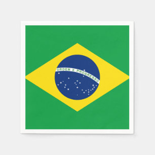 Flagge Brasiliens Serviette