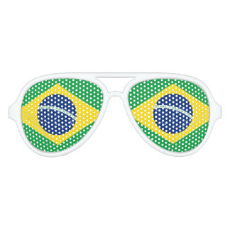 Flagge Brasiliens Sonnenbrille