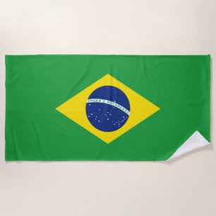 Flagge Brasiliens Strandtuch