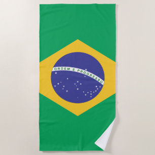 Flagge Brasiliens Strandtuch