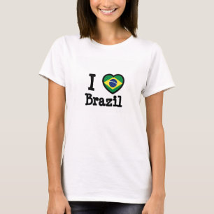Flagge Brasiliens T-Shirt