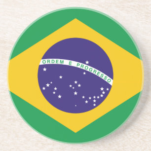 Flagge Brasiliens Untersetzer