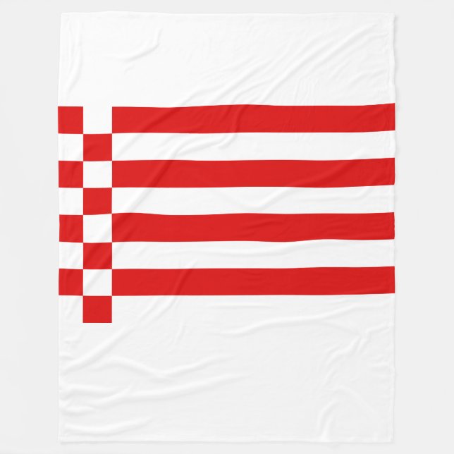 Flagge Bremen Fleece Blanket (Vorderseite)