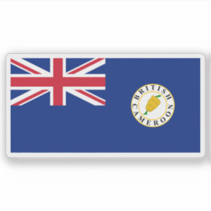 Flagge Britischer Kamerun (1922-1961) Aufkleber