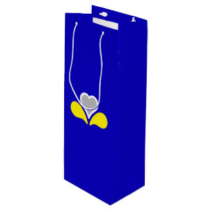 Flagge Brüssel, Belgien Weinbeutel Geschenktüte Für Weinflaschen