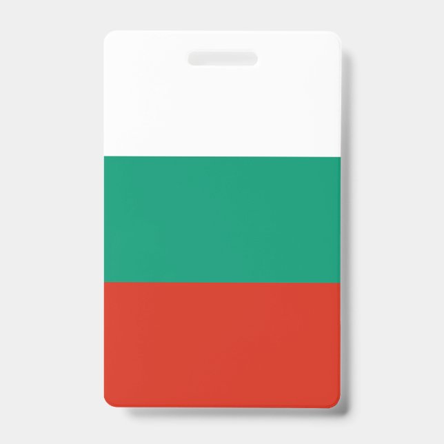 Flagge Bulgariens Ausweis (Vorderseite)