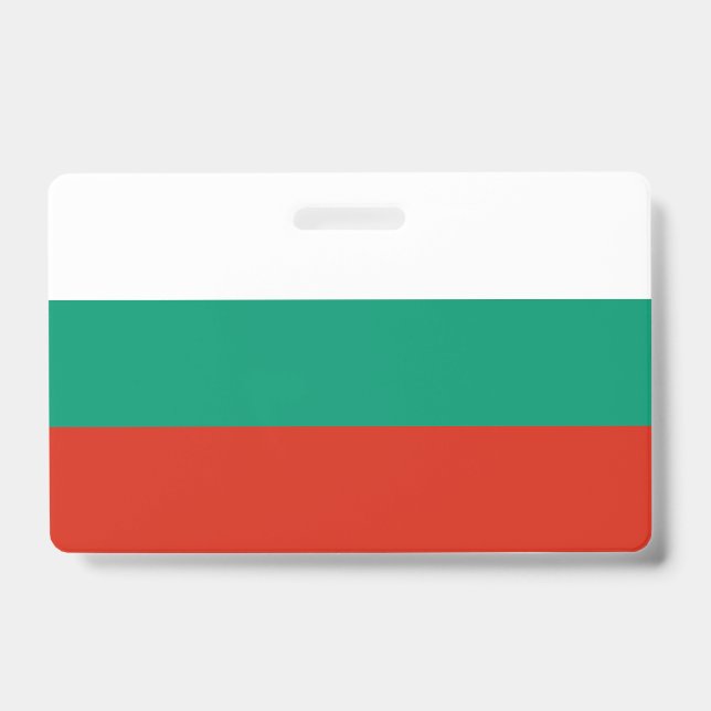 Flagge Bulgariens Ausweis (Vorderseite)