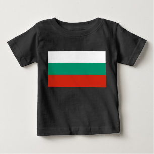Flagge Bulgariens Baby T-shirt