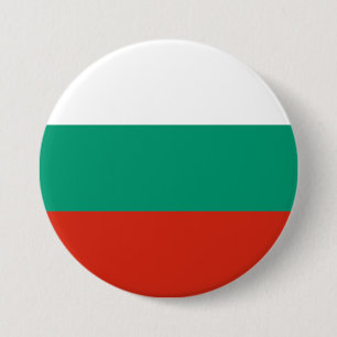 Flagge Bulgariens Button