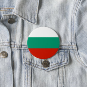 Flagge Bulgariens Button