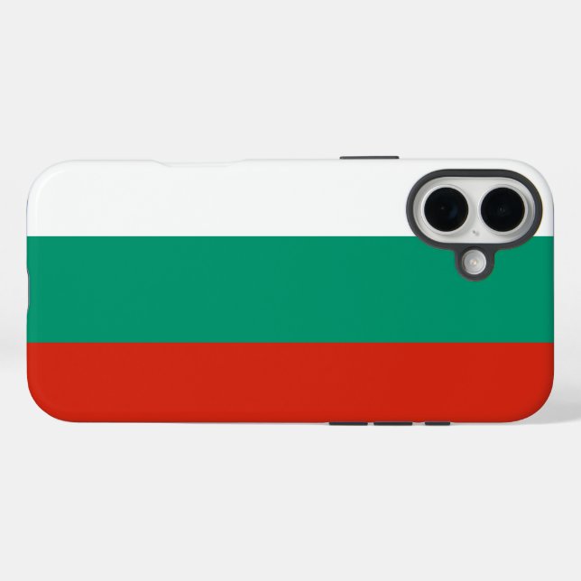 Flagge Bulgariens Case-Mate iPhone Hülle (Rückseite (Horizontal))