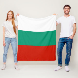 Flagge Bulgariens Fleecedecke
