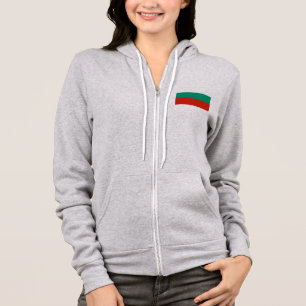 Flagge Bulgariens Hoodie