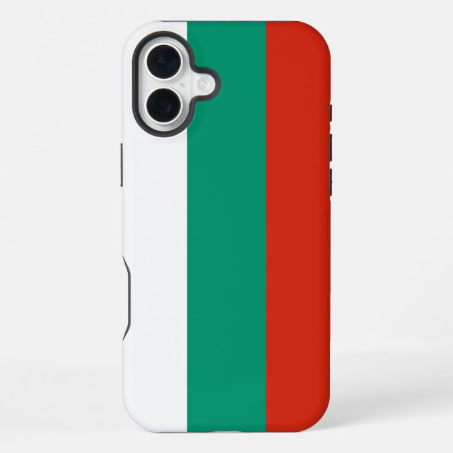 Flagge Bulgariens iPhone Hülle (Rückseite)