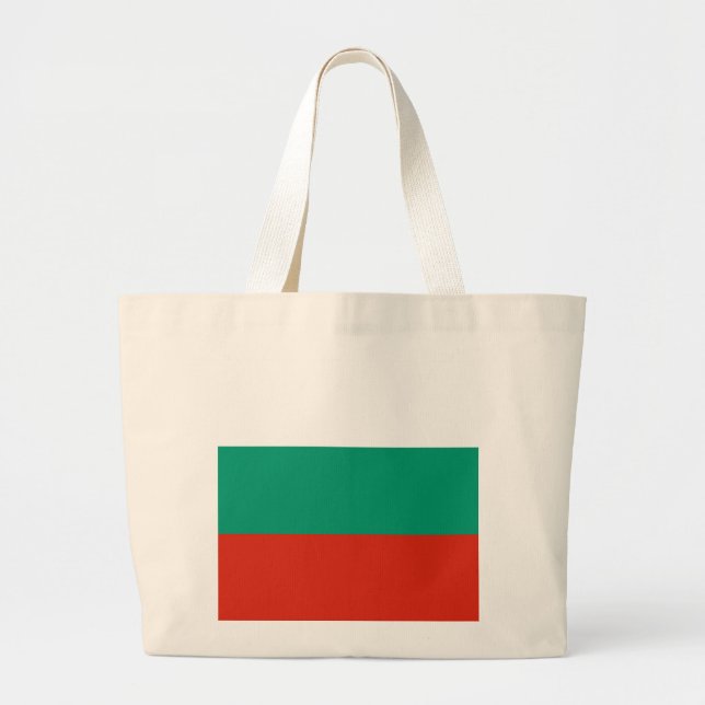 Flagge Bulgariens Jumbo Stoffbeutel (Vorne)