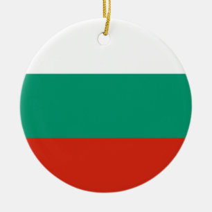 Flagge Bulgariens Keramik Ornament
