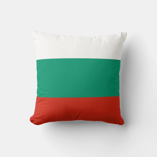 Flagge Bulgariens Kissen (Vorderseite)