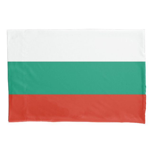 Flagge Bulgariens Kissenbezug (Vorderseite)