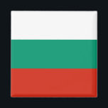 Flagge Bulgariens Magnet<br><div class="desc">Anpassbare World Flag Produkte - Bitte fühlen Sie sich frei,  Ihren eigenen Text hinzuzufügen.</div>