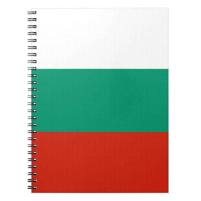 Flagge Bulgariens Notizblock (Vorderseite)