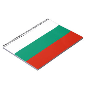 Flagge Bulgariens Notizblock