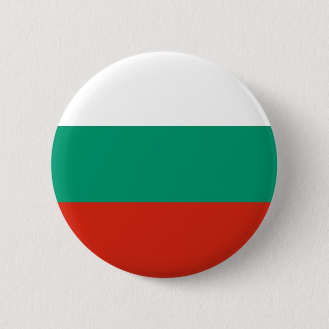 Flagge Bulgariens oder Bulgariens Button (Vorderseite)