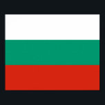 Flagge Bulgariens Poster<br><div class="desc">Flagge Bulgariens</div>