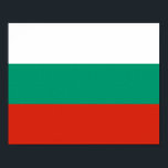 Flagge Bulgariens Poster<br><div class="desc">Flagge Bulgariens</div>