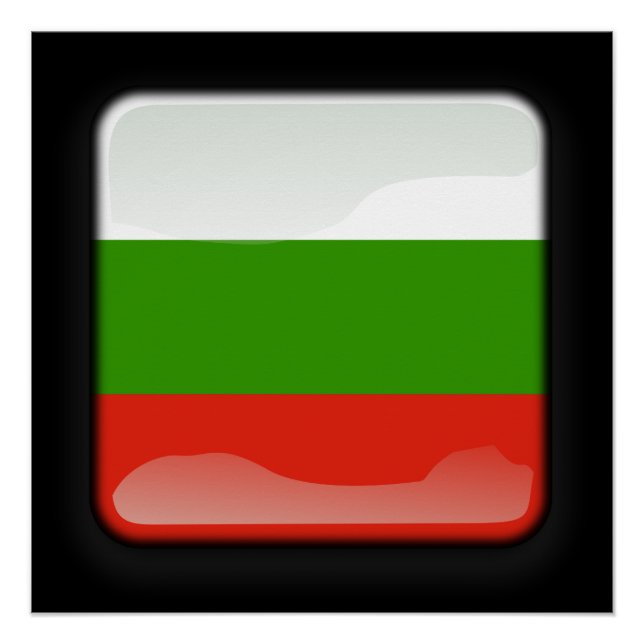 Flagge Bulgariens Poster (Vorderseite)