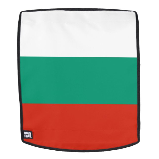 Flagge Bulgariens Rucksack (Abnehmbare Front)