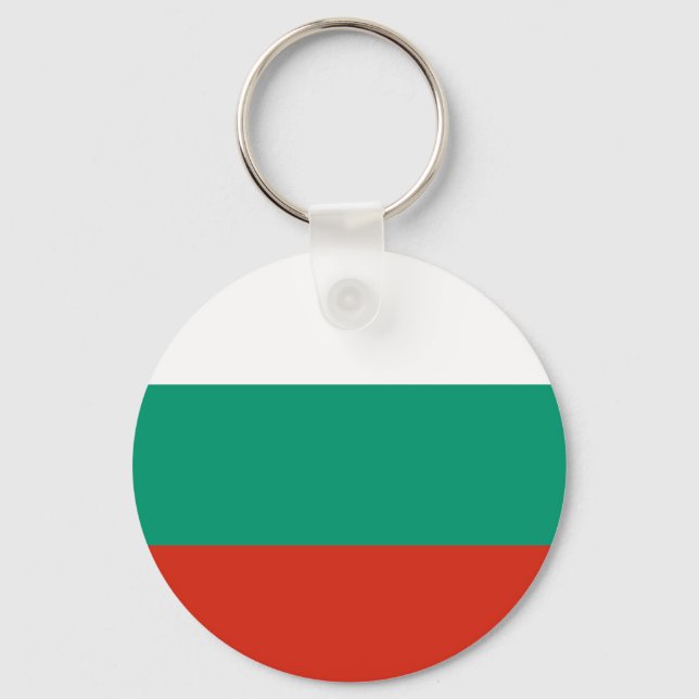 Flagge Bulgariens Schlüsselanhänger (Vorderseite)