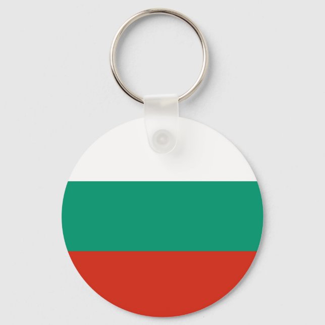 Flagge Bulgariens Schlüsselanhänger (Vorderseite)
