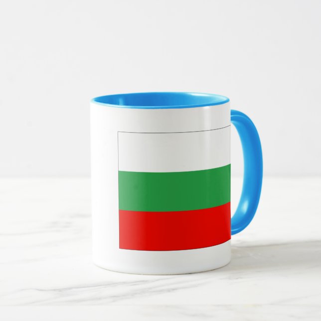 Flagge Bulgariens Tasse (VorderseiteRechts)