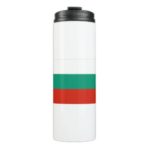 Flagge Bulgariens Thermosbecher