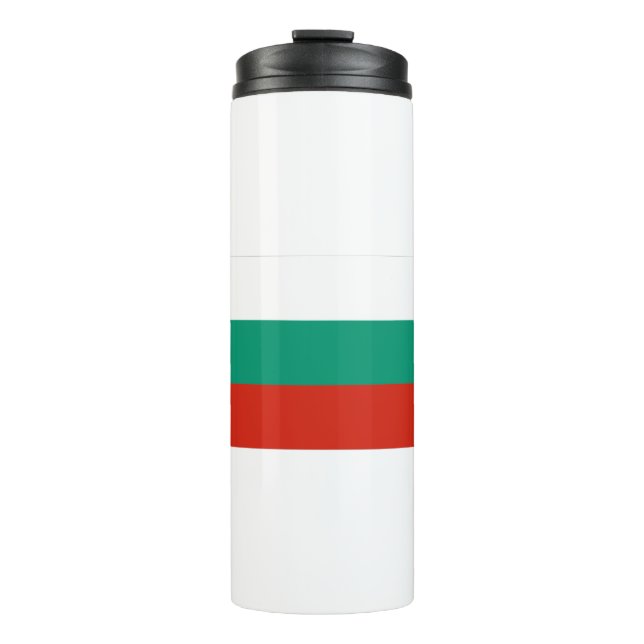 Flagge Bulgariens Thermosbecher (Vorderseite)