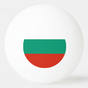 Flagge Bulgariens Tischtennisball
