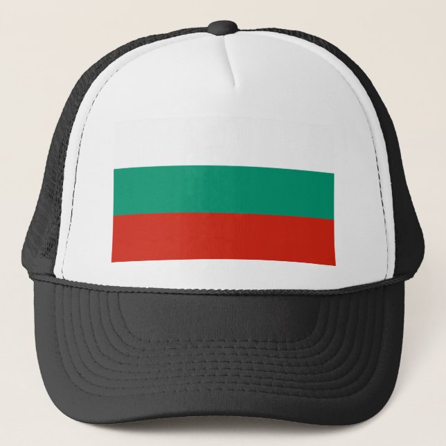 Flagge Bulgariens Truckerkappe (Vorderseite)