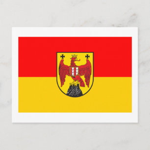 Flagge Burgenlands, Österreich Postkarte