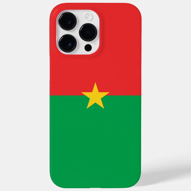 Flagge Burkina Faso Case-Mate iPhone Hülle (Rückseite)