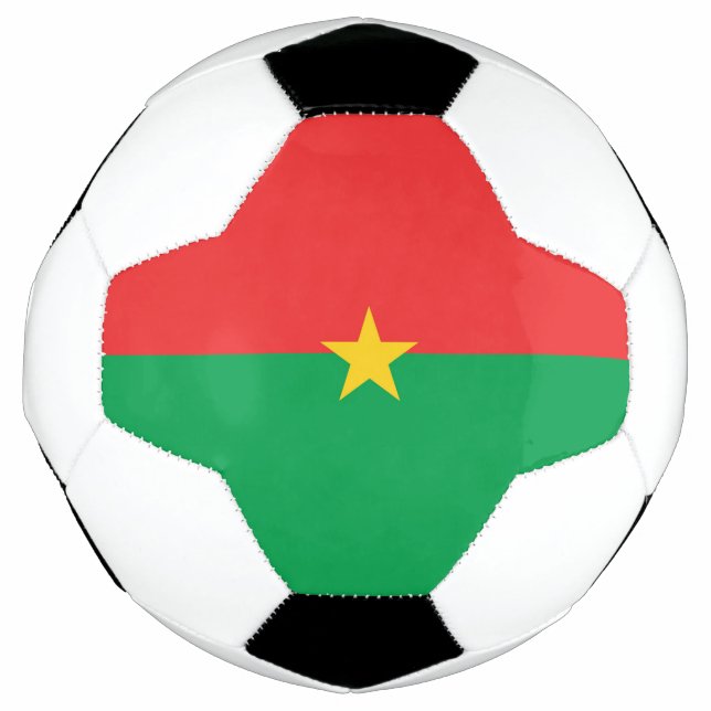 Flagge Burkina Faso Fußball (Vorderseite)