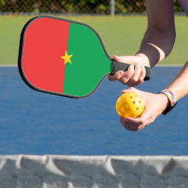 Flagge Burkina Faso Pickleball Schläger
