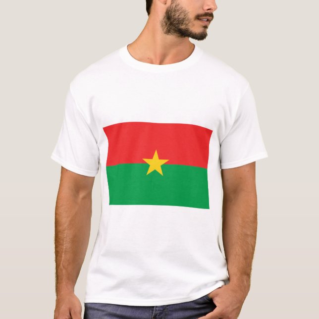 Flagge Burkina Faso T-Shirt (Vorderseite)