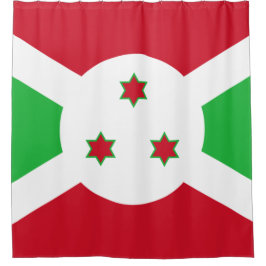 Flagge Burundis Duschvorhang
