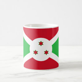 Flagge Burundis Kaffeetasse