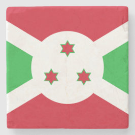 Flagge Burundis Steinuntersetzer