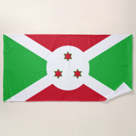 Flagge Burundis Strandtuch