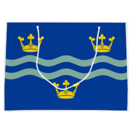 Flagge Cambridgeshire (Landkreis des Vereinigten K Große Geschenktüte