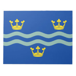 Flagge Cambridgeshire (Landkreis des Vereinigten K Notizblock