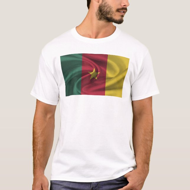 Flagge Camerons T-Shirt (Vorderseite)