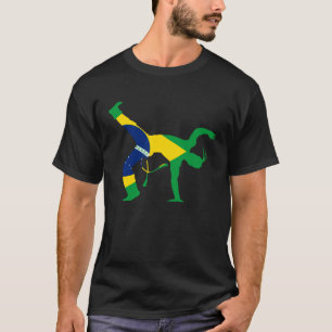 Flagge Capoeira Bencao Brasilien T-Shirt